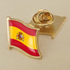 Custom Logo Flag Travel Gift Alloy Metal Epoxy Souvenir Badge Brooch Pin