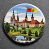 Customized Logo Printing Resin Lithuania Souvenir Fridge Magnet