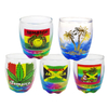 Custom Decal Logo Tourist Souvenir Spray Bottom Shot Glass 3oz Tumbler Sublimation Shot Glass