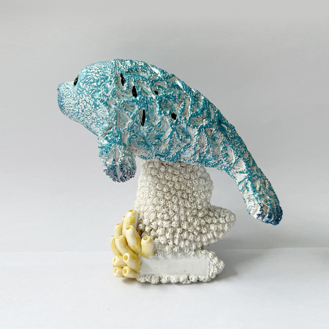 Custom Marine Animal Souvenir Manatee Decor Sculpture Resin Manatee Figurine