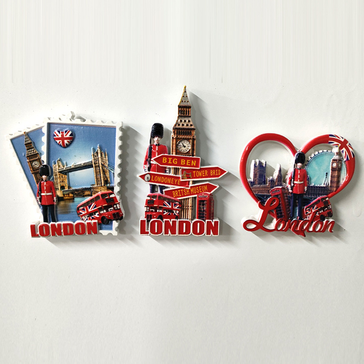 Custom Resin Printing Building London Big Ben Souvenir Fridge Magnet