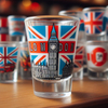 Manufacturer Custom Logo Personalized Tourist Souvenir London Shot Glass