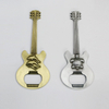 Custom Souvenir Metal Engraved Logo Mini Bottle Opener Guitar Keychain