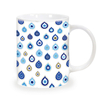 Wholesale Custom Print Tourist Souvenir Turkish Evil Eye Coffee Cups Ceramic Evil Eye Mug