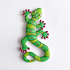 Custom Resin Printing Gecko Fridge Magnet Colorful Spain Souvenir Lizard Magnets