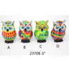 Wholesale Custom Animal Figurine Home Decor Colorful Resin Owl Statue