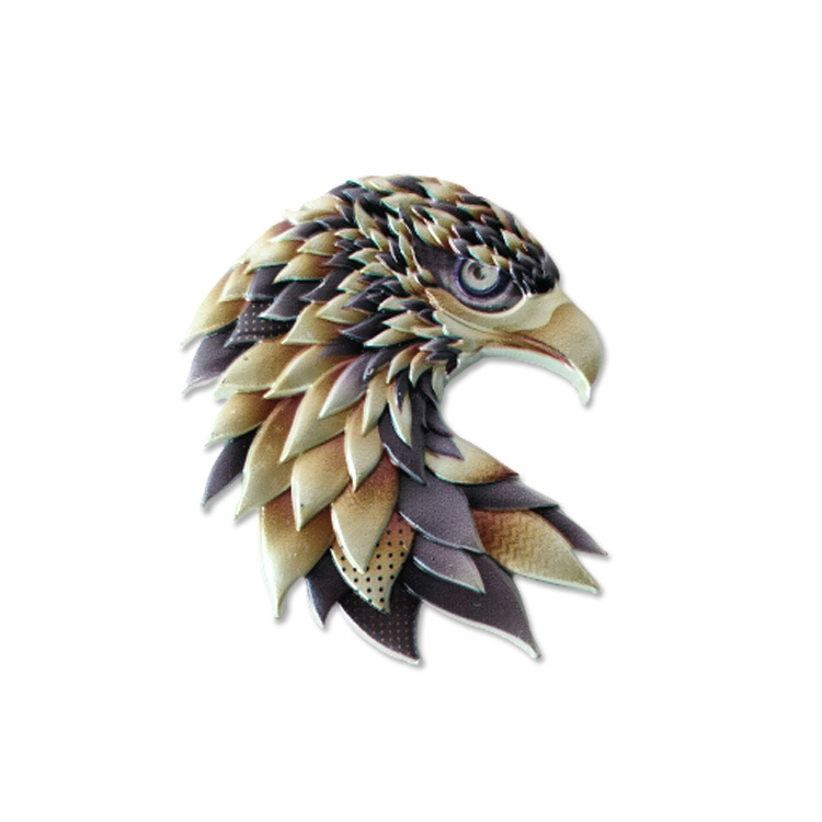 Wholesale Custom Resin 3D Printing Animal Shape Bird Souvenir Eagle Fridge Magnet