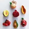 Creative Fruit Vegetable Food Resin 3D Fridge Magnet for Promotion Gift