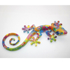 Polyresin Gecko Hanging Sculptures for Wall Decor Resin Wall Lizard Figurines European Style Home Accessories