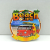 Beach Design Caribbean Travel Souvenirs Custom Resin Printed Fridge Magnet