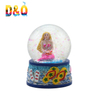 Custom Ocean Beach Souvenir Polyresin Mermaid Snow Globe