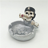 Halloween Gift Antique Smoking Ashtray Skull Shaped Resin Ashtray