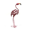 Metal Pink Flamingo Garden Ornament Yard Garden Decor Animal Statue