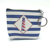 New Design Nautical Printed Pattern Coin Pouch Fashion Custom Coin Purse Women Girls Coin Case