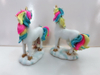 Custom Cute Polyresin Cartoon Figurine Birthday Gift Resin Unicorn Statue