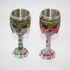 Halloween Decoration Retro Resin Skull Beer Mug Skull Goblet