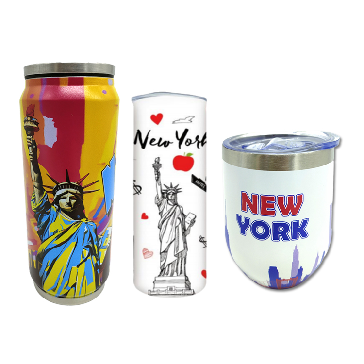 Custom Tumbler Travel Mug Stainless Steel California State Theme Souvenir California Water Bottle