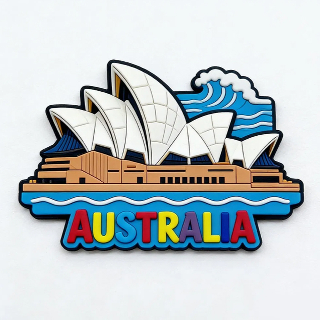 Factory Custom Travel Gift Rubber Soft PVC Seoul Busan Korea Souvenir Fridge Magnet