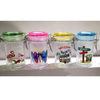 Wholesale Tourist Souvenir Candy Seal Storage Jar Custom Logo Glass Sealed Jar Mini Glass Jar with Lid