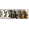 Wholesale Mini Dog Rabbit Cat Animal Statue Resin Miniature Figurines for Gift