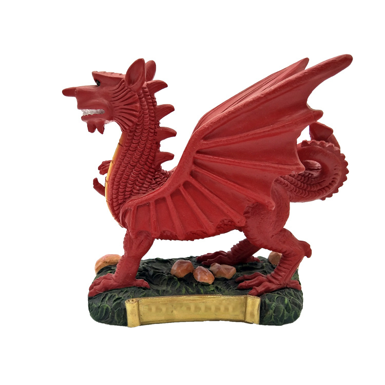 Custom Resin Animal Ornament Western Dragon Statue