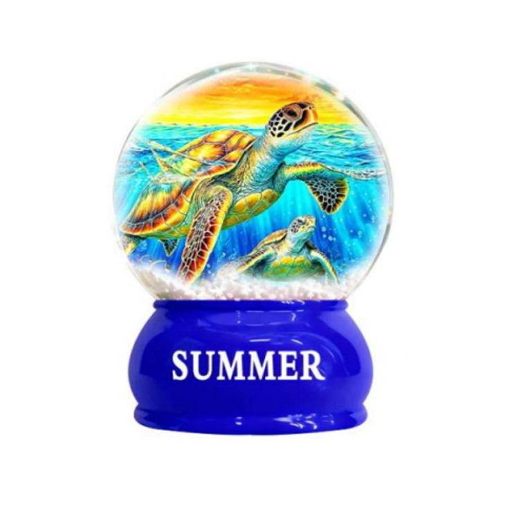 Custom Logo Design Printing New York Souvenir Plastic Half Snow Globe Fridge Magnet