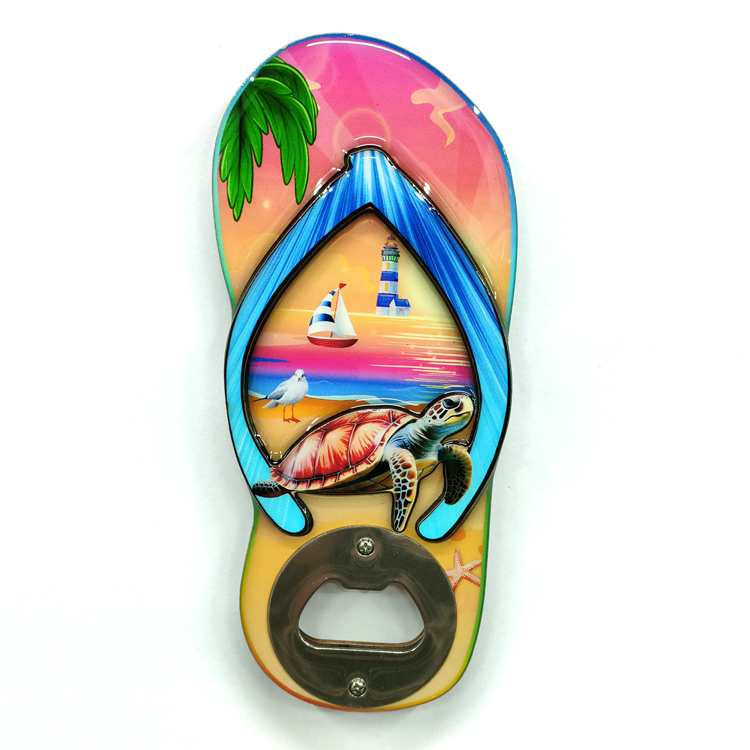 Customized Logo Florida Beach Souvenir Surf Bottle Opener MDF Wood Surfboard Bottle Opener