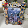 Custom 3D Embossed Printing Home Decor Ceramic Picture Frame 4x6 Tourist Souvenir Ceramic Photo Frame