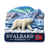 Custom Design Resin Printing City Magnet Bergen Oslo Norway Souvenir Fridge Magnets