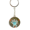 Custom Logo Metal Keyring Travel Gift Guadeloupe Souvenir Turtle Keychain