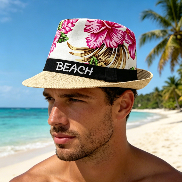 Custom Embroidery Logo Floral Mazatlan Puerto Vallarta Tulum Cozumel Cancun Cap Mexico Beach Baseball Cap
