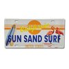 Custom Logo Embossed Printing Metal Aluminum Decorative Car License Plate Amsterdam Souvenir License Plate