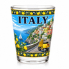 Custom logo Decal Travel Italian City Lemon Shot Glass Souvenir Italy Shot Glasses