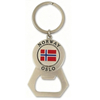 Custom Logo Design Norway Keyring Alloy Metal Oslo Norway Souvenir Keychain