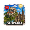 Custom Resin 3D Printing Travel Gift Bratislava Slovakia Souvenir Fridge Magnet
