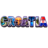 Custom Design Letter Shaped Croatia Wood Magnet Dubrovnik Souvenir Fridge Magnet