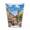Customized OEM ODM Full Print Shot Glasses Souvenir Copenhagen Denmark Shot Glass