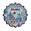Customizable 3D Printed Travel Gift Spain Souvenir Coaster Ceramic Madrid Coaster