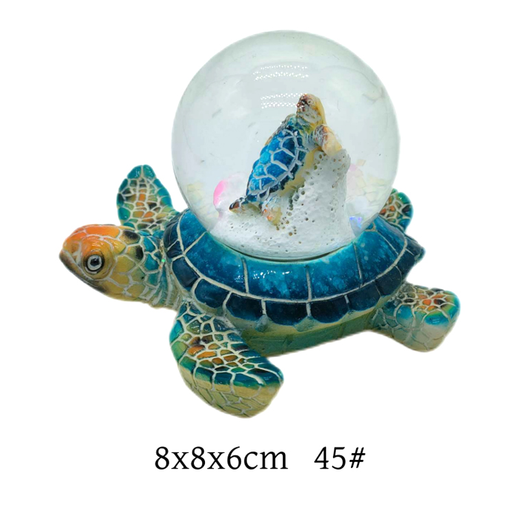 Custom Logo Home Decor Tourist Souvenir Ocean Animal Figurine Resin Manta Ray Statue