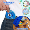 Custom Logo Women Travel Gift PU Leather Pocket Mirror Souvenir Mirror with Diamond