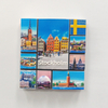 Factory Custom Design Swedish Resin Magnet Stockholm Sweden Souvenir Fridge Magnet