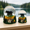 Resin Water Globe Wildlife Collectible Souvenir Black Bear Colorado Alaska Souvenir Snow Globe
