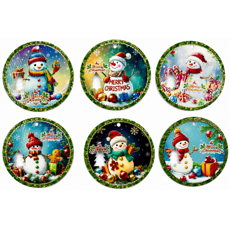 Custom 3D Embossed Printing Christmas Cup Coaster Decoration Christmas Gift Ceramic Christmas Coaster