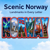 Custom Design Resin Printing City Magnet Bergen Oslo Norway Souvenir Fridge Magnets