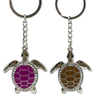 Custom Logo Metal Keyring Travel Gift Guadeloupe Souvenir Turtle Keychain