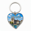 Custom Logo Tourist Souvenir Gift Metal Epoxy Zurich Switzerland Souvenir Keychain