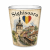 Wholesale Castle Souvenirs Landmarks Shot Glasses Custom Design Romania Souvenir Shot Glass
