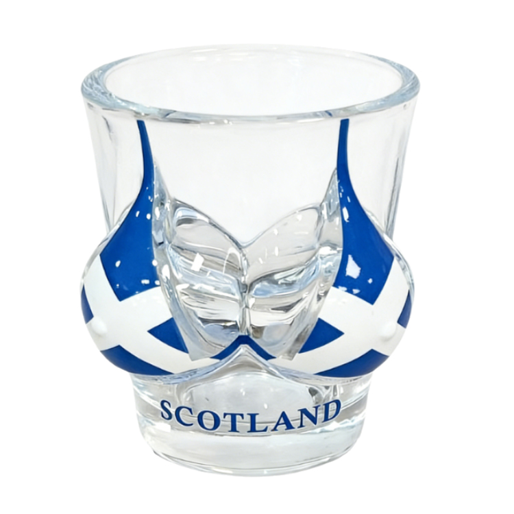 Custom Logo Travel Gift Electroplated Shot Glasses Reindeer Rovaniemi Helsinki Souvenir Finland Shot Glass
