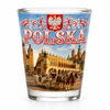 Custom logo Travel Gift Flag Shot Glass Polish Krakow Souvenir Poland Shot Glasses