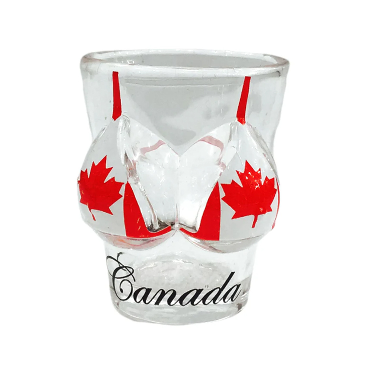 Custom Logo Decal 1.5oz Vancouver Canadian Souvenir Canada Shot Glass